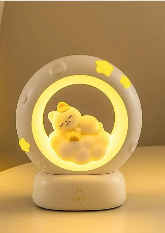 Sleeping Cat LED Night Lamp