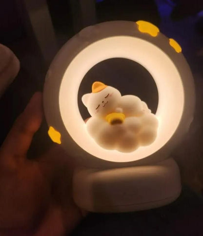 Sleeping Cat LED Night Lamp